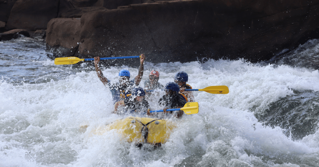 Group rafting the Chattahoochee River